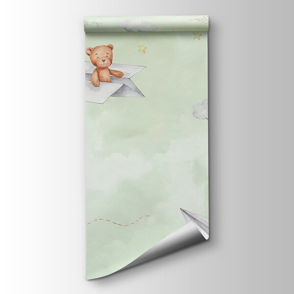 A paper planes and teddy bears