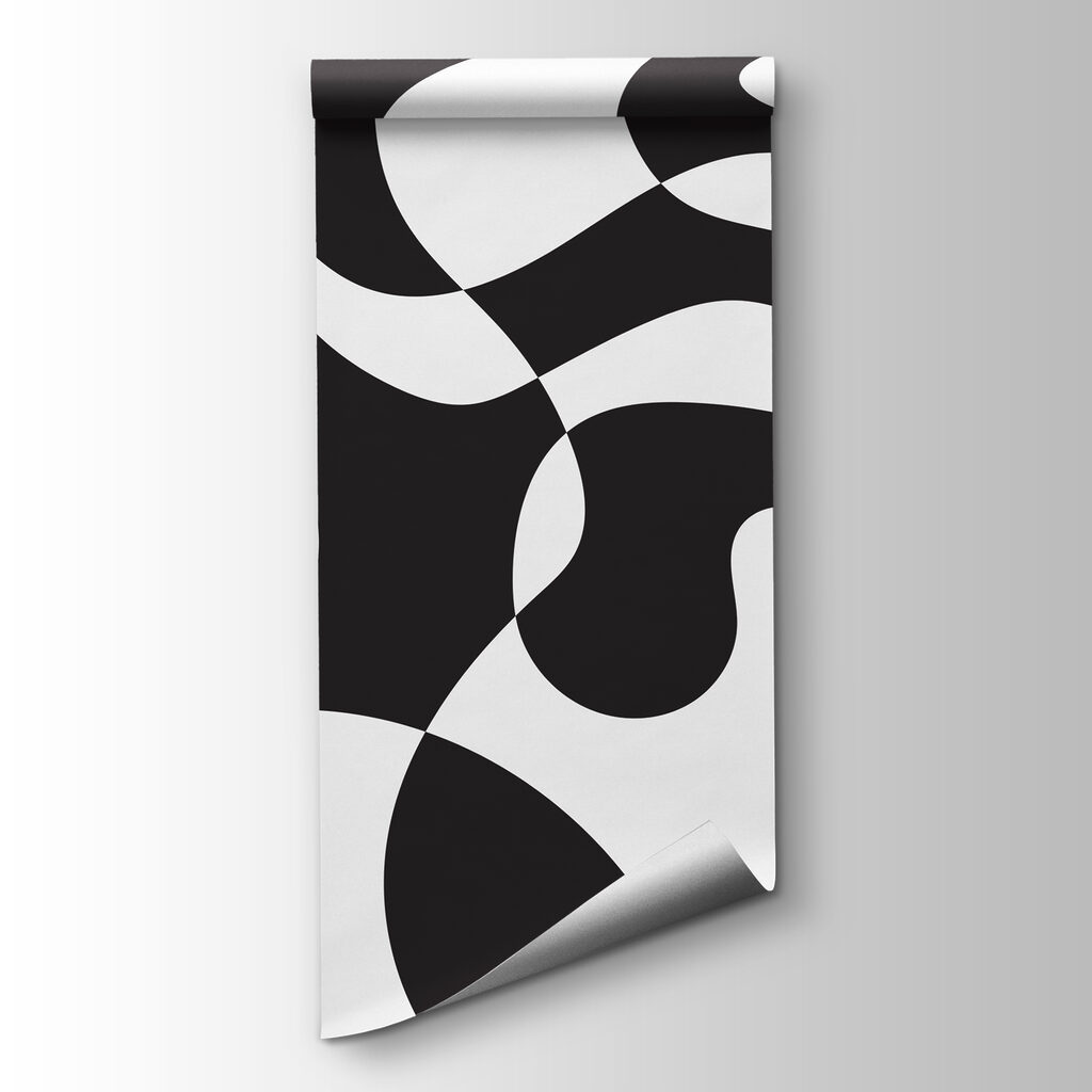 A black and white pattern