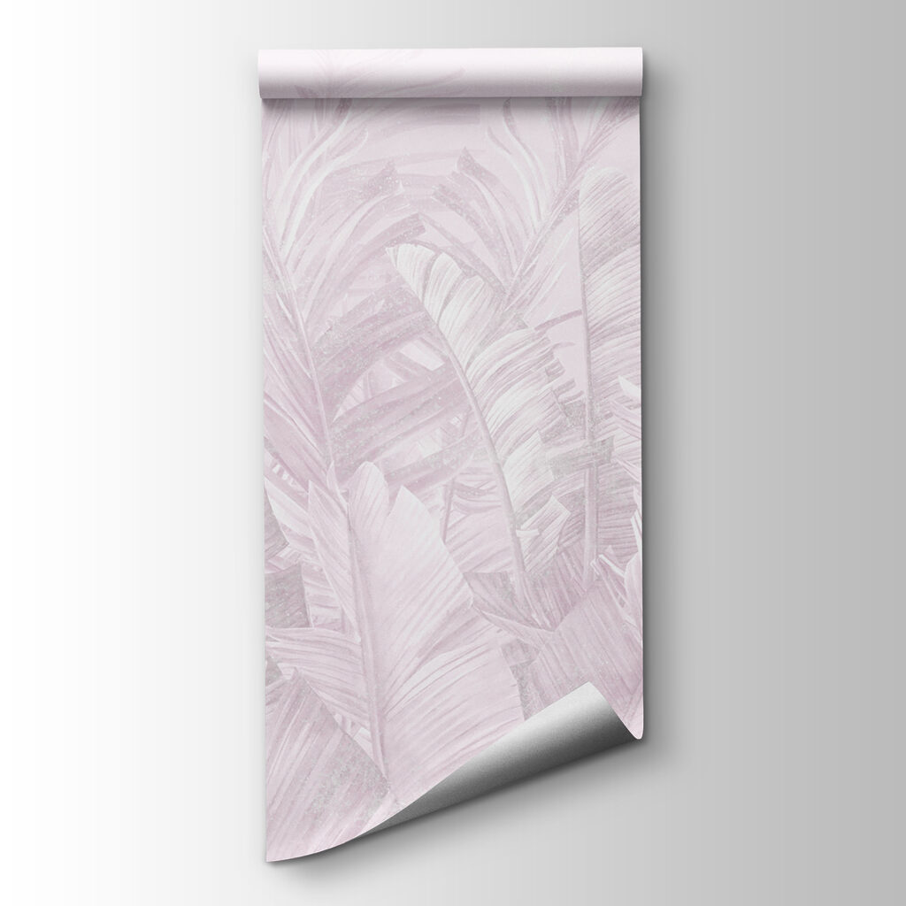 Soft pastel leaves in gentle arrangement
