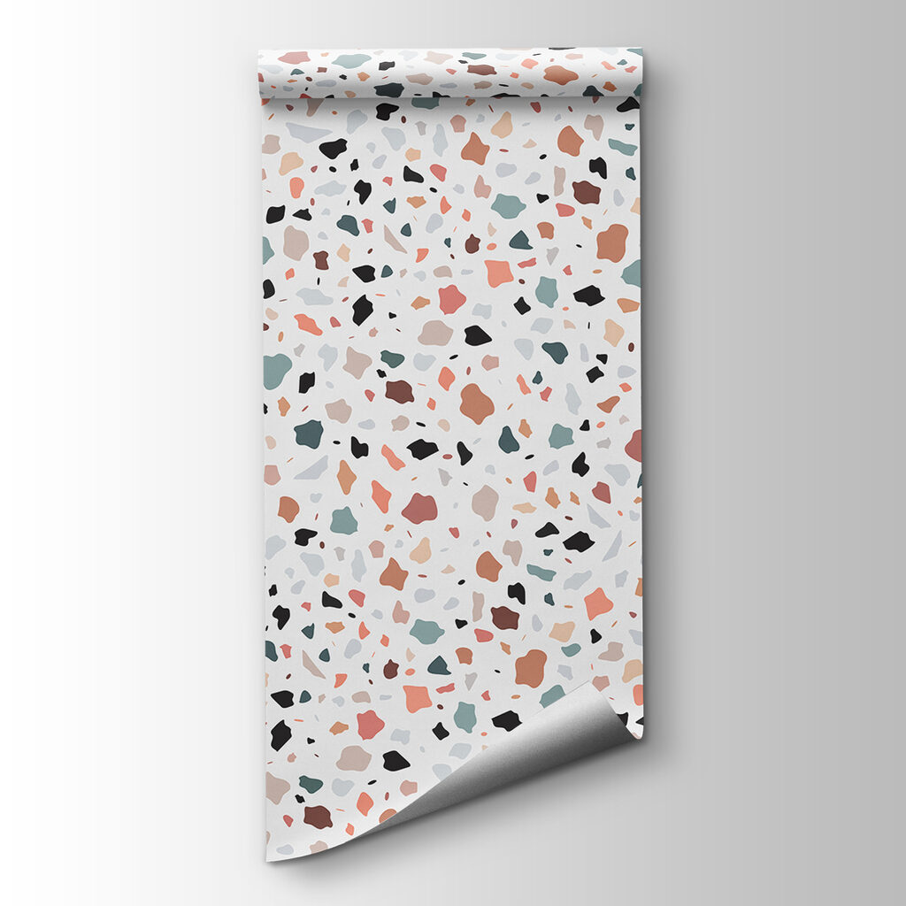 A multi colored speckled surface A multi colored speckled surface