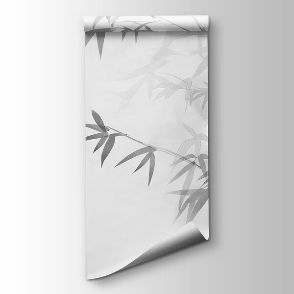 Bamboo leaves on a branch