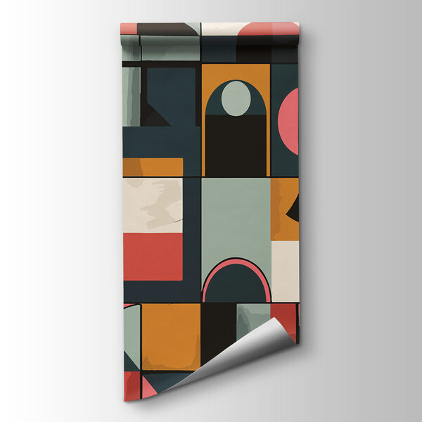 Colorful pattern with different shapes