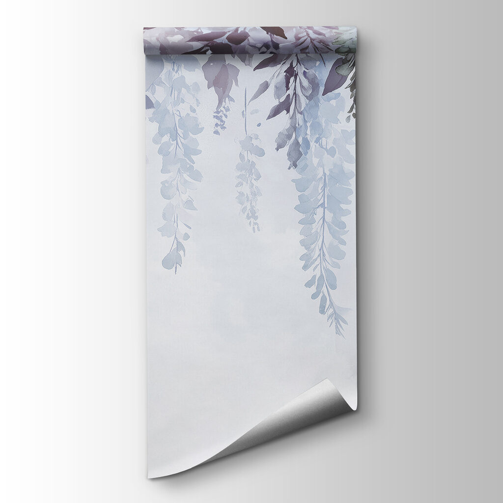 Painting of leaves and flowers Painting of leaves and flowers