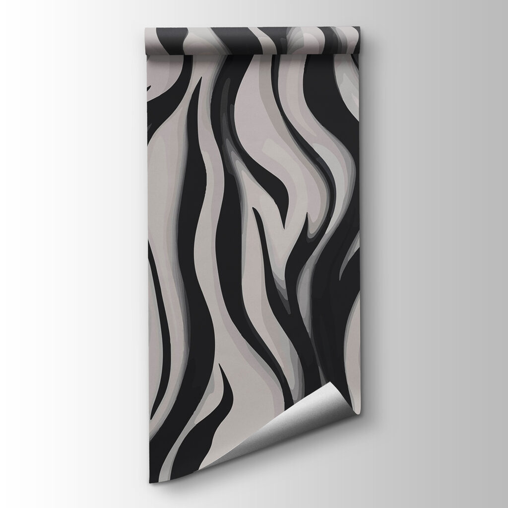 Black and white striped pattern Black and white striped pattern