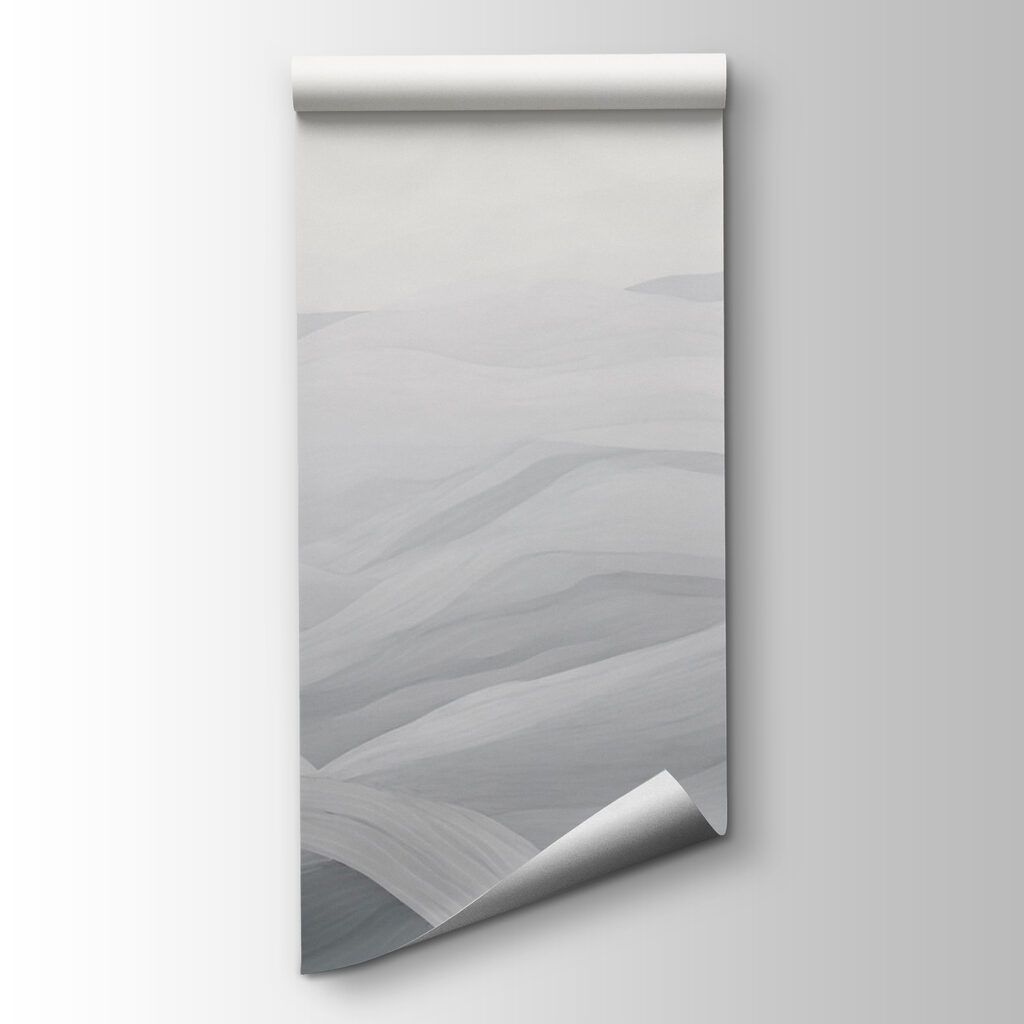 White and gray landscape