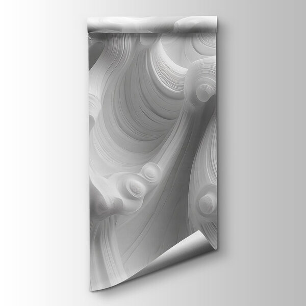 White swirly surface