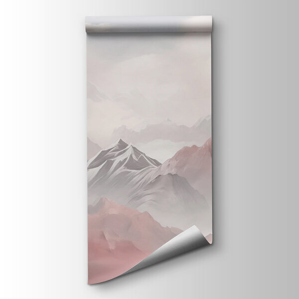 Mountain range with clouds Mountain range with clouds