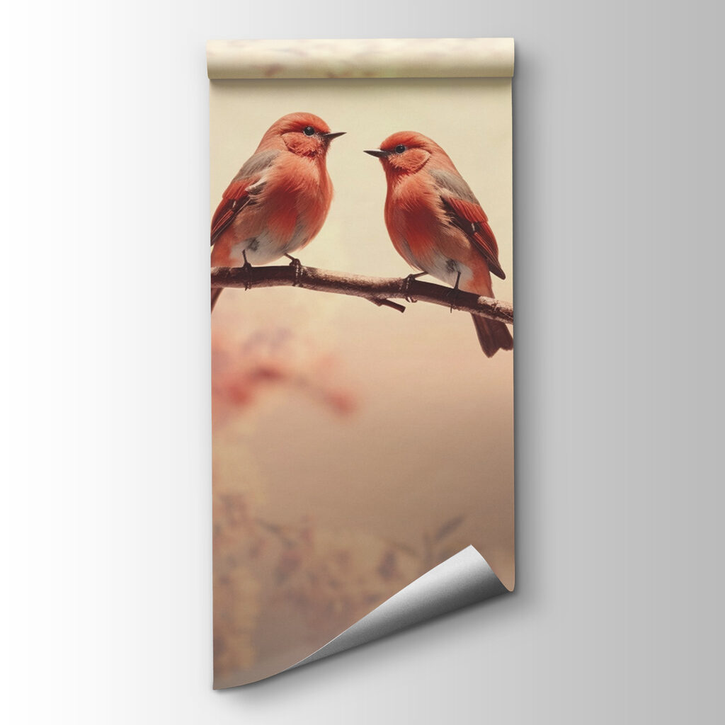 Two birds on a branch
