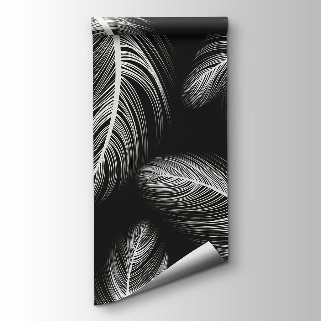 Group of white feathers