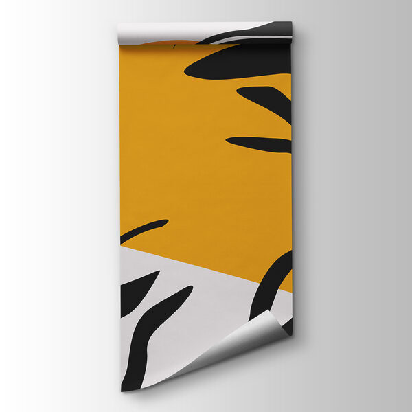 Yellow and black striped pattern Yellow and black striped pattern