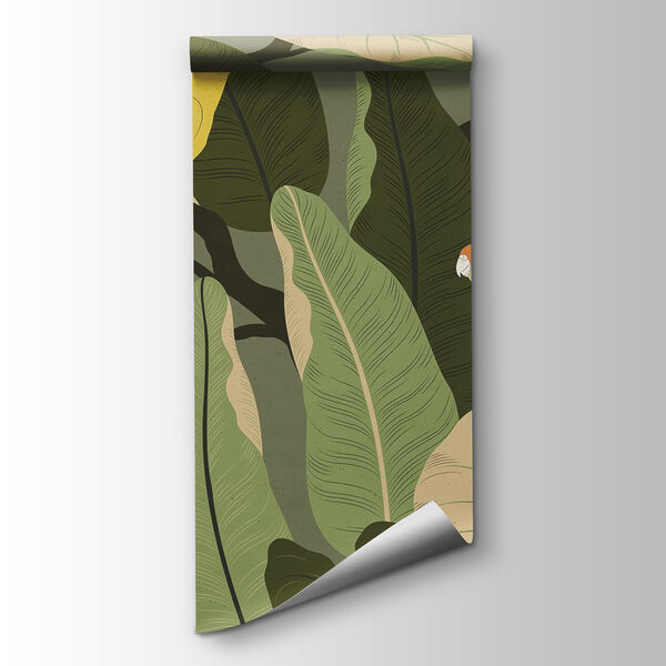 Colorful birds on a tree branch Colorful birds on a tree branch