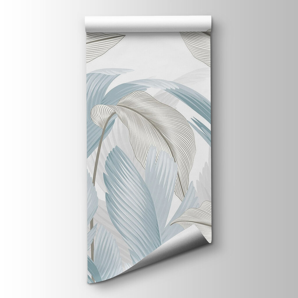 Gentle hues of tropical leaves