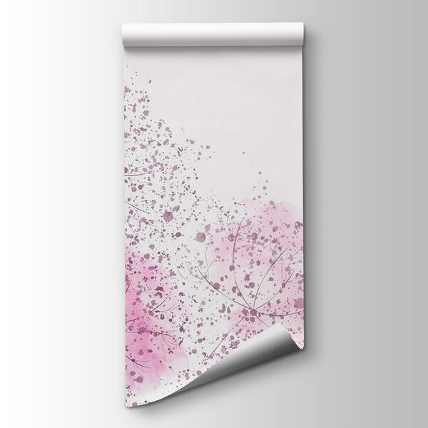 Pink flowers with purple spots