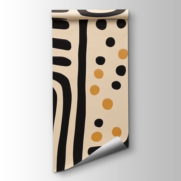 Artistic patterns in warm tones