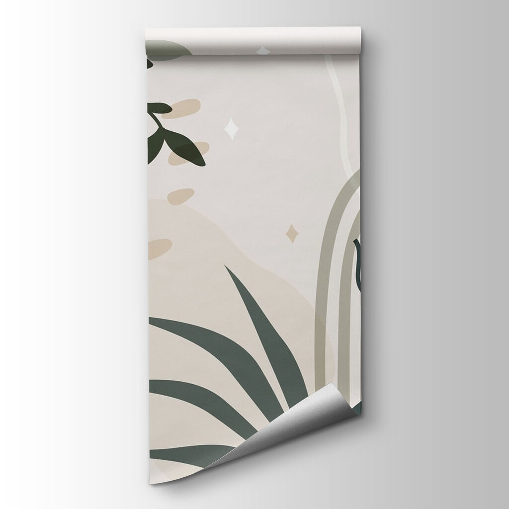 Graphic of a plant and potted plants Graphic of a plant and potted plants