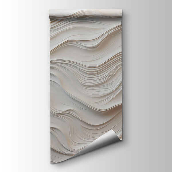 White paper cut out of a wall