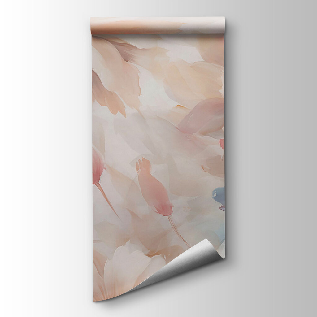 Delicate blooms in soft hues