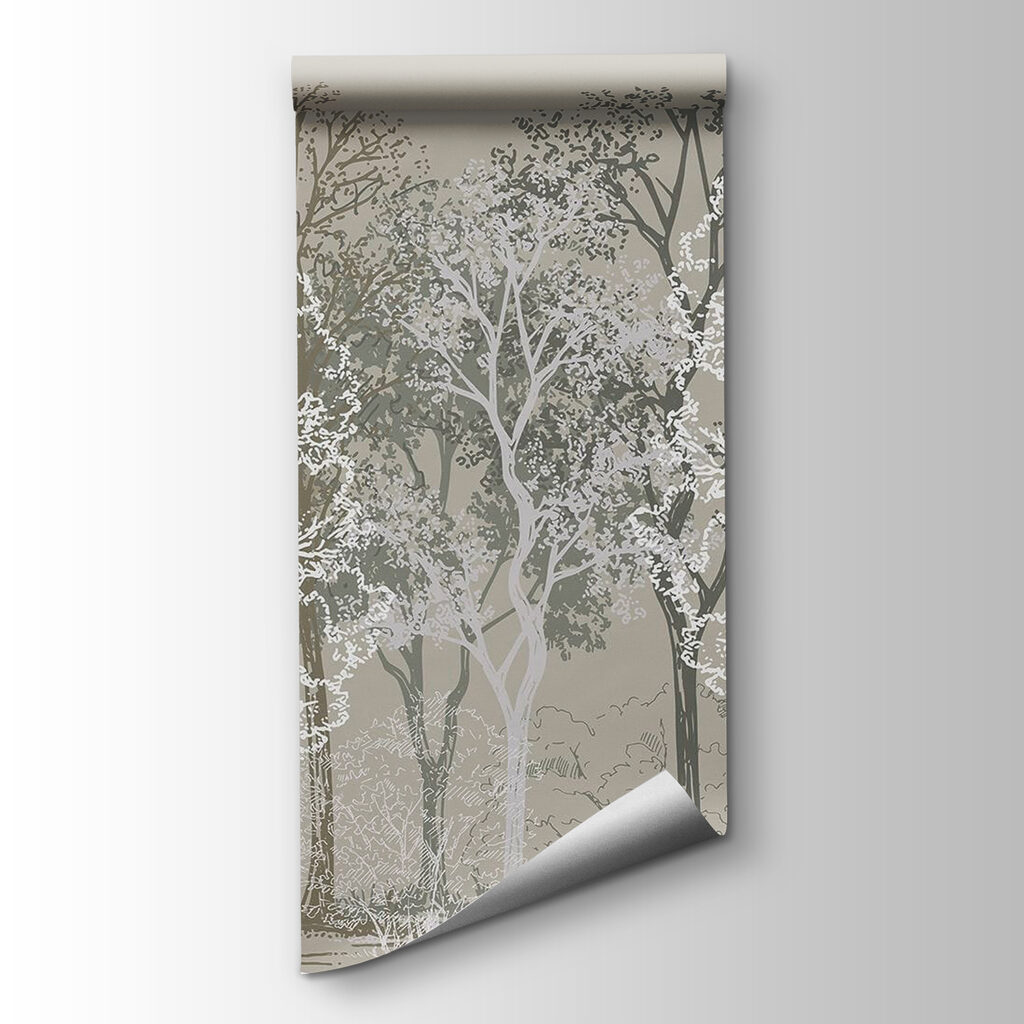 Group of trees in a forest Group of trees in a forest