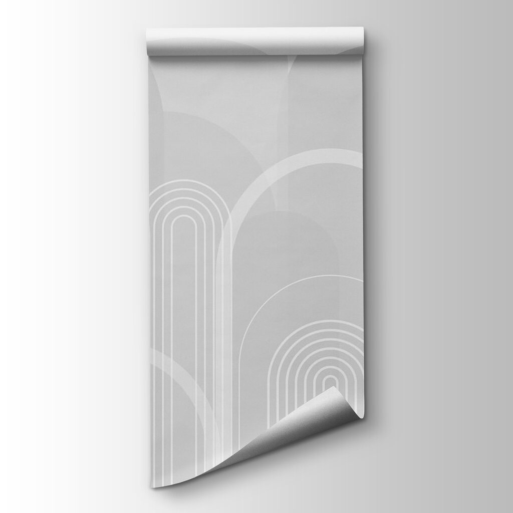 Grey and white background with white lines