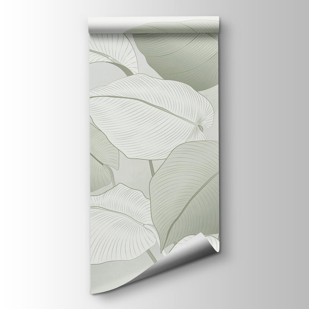 Delicate leaves in soft hues