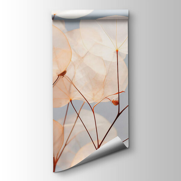 Delicate leaves gently swaying in light Delicate leaves gently swaying in light