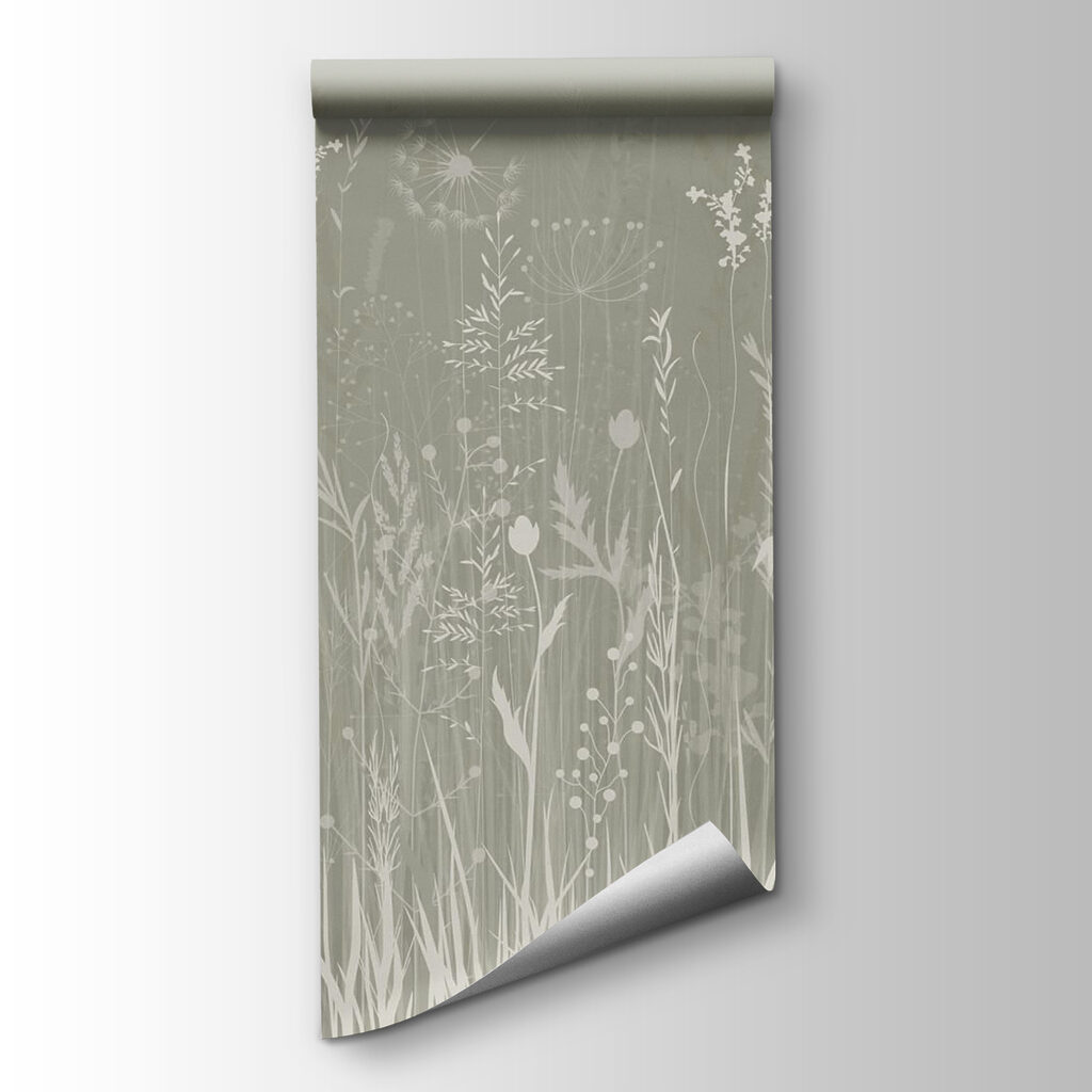 Field of grass and flowers