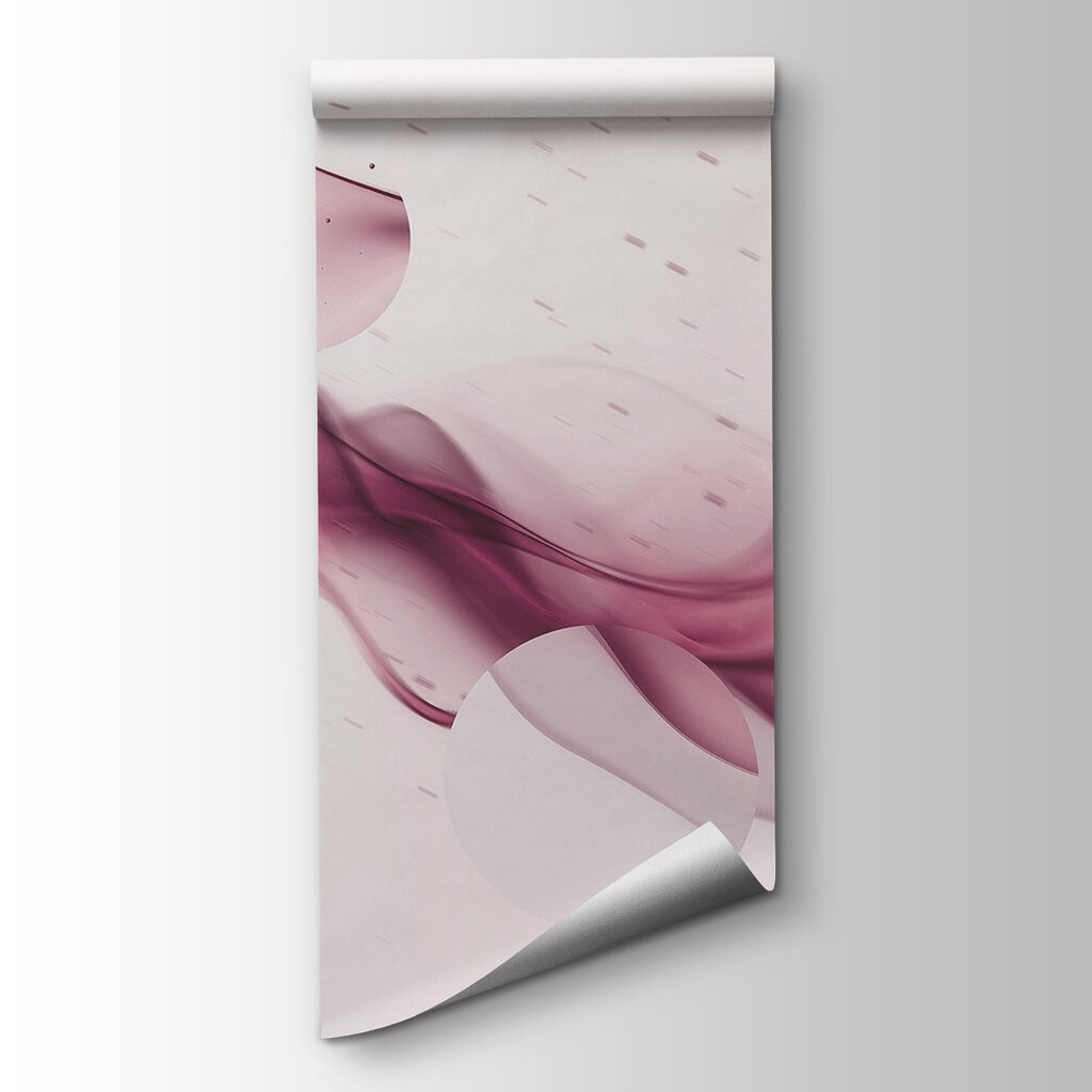 Purple smoke on a white background Purple smoke on a white background