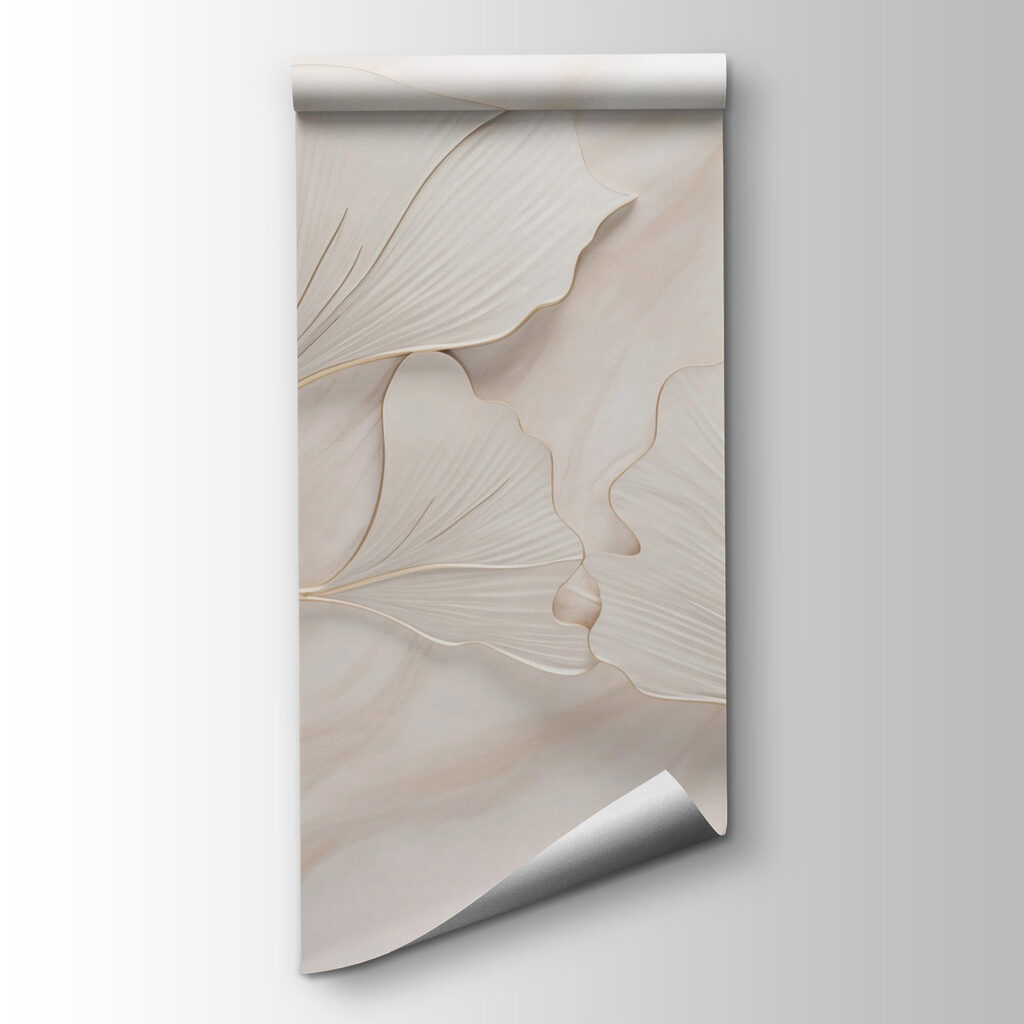 Delicate leaves on a soft background