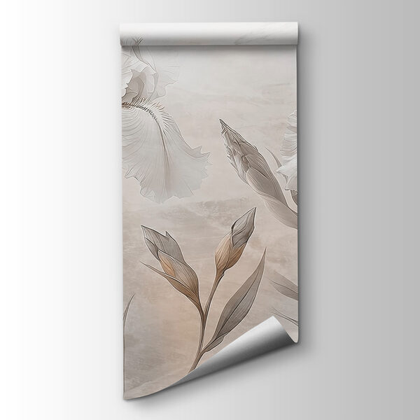 Elegant floral composition in muted tones