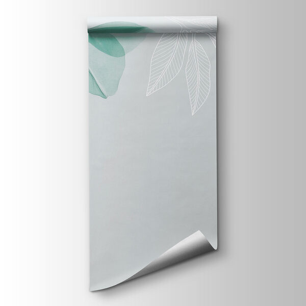 Delicate leaves in soothing tones