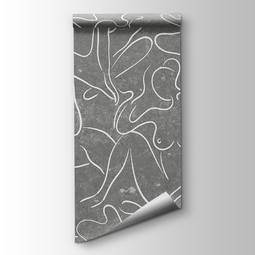 Group of women's body drawings