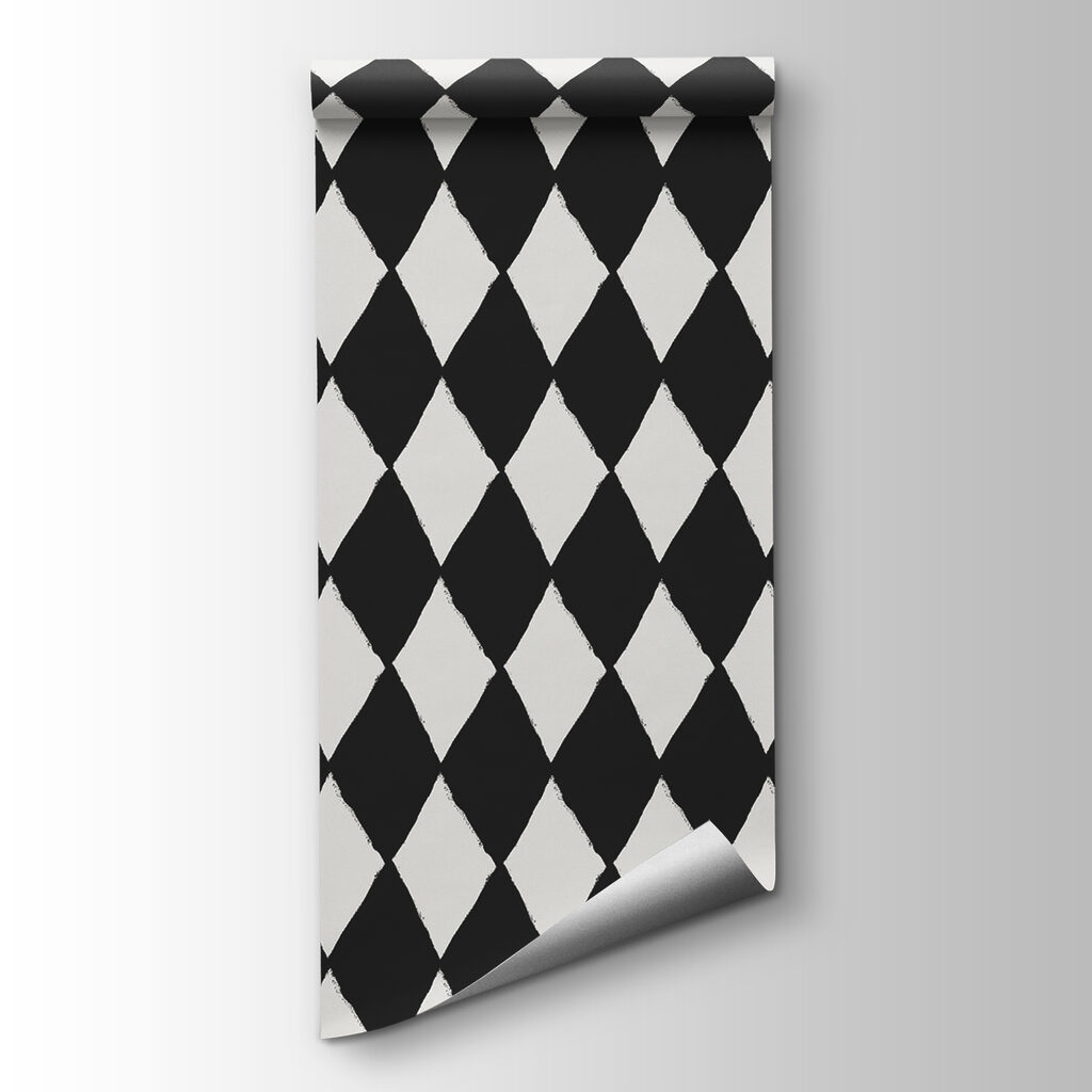 Black and white diamond pattern Black and white diamond pattern