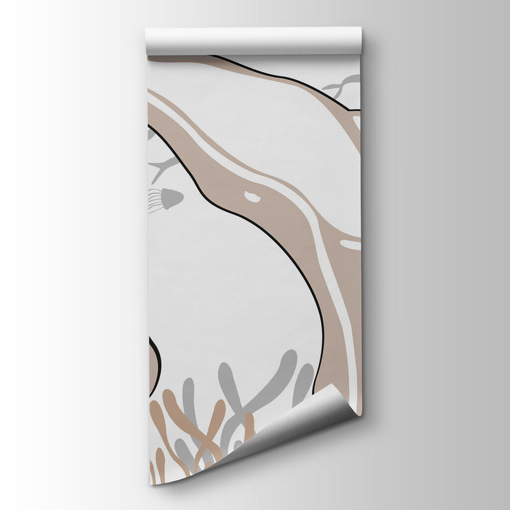 Dolphin swimming in the ocean Dolphin swimming in the ocean