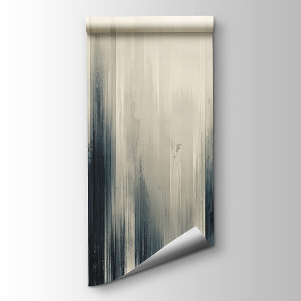 A black and white striped background