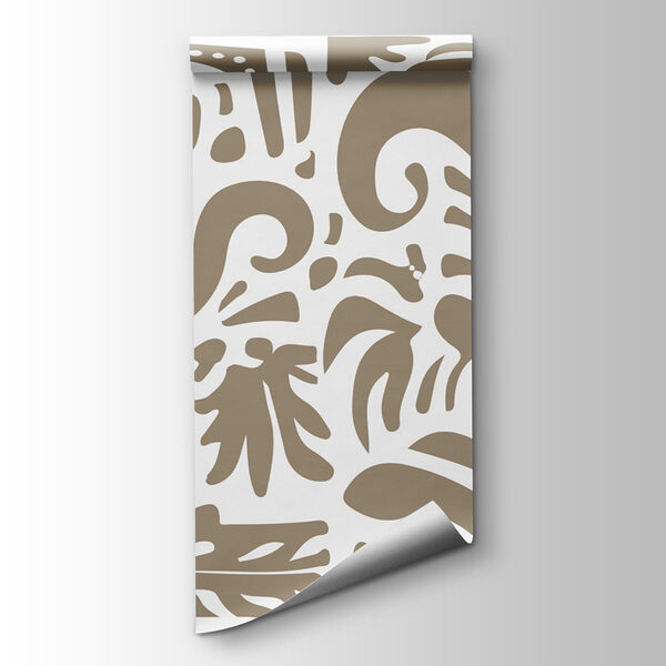 White and brown pattern