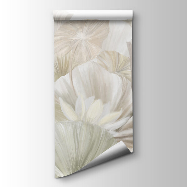 Group of white and grey leaves