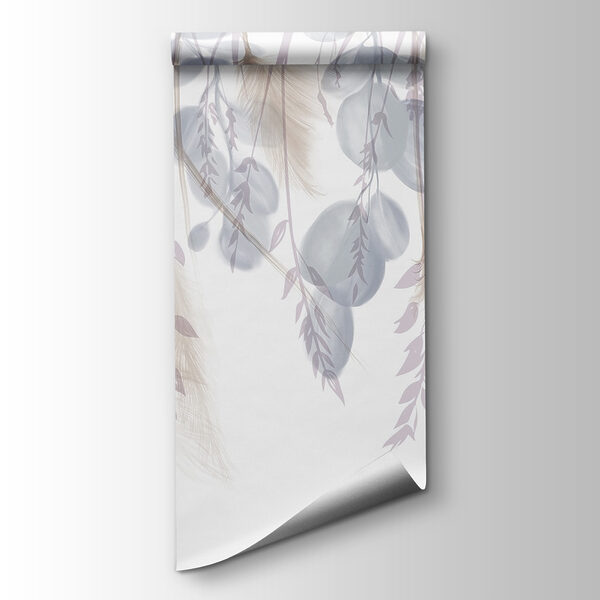 Serene botanical arrangement in soft hues