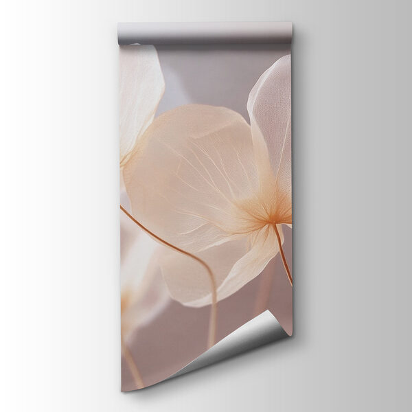 Delicate petals in soft pastel hues