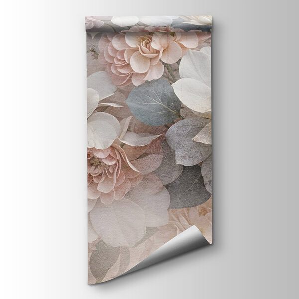 Group of white and pink flowers