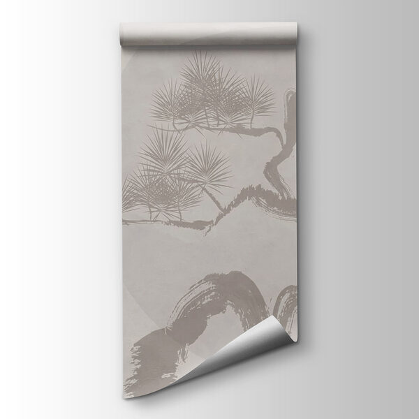 Tree with branches and leaves drawn on it