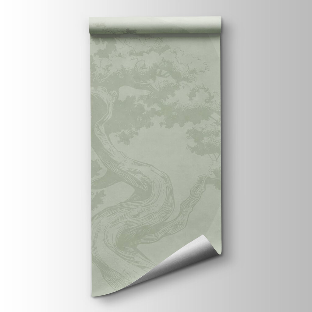 Tree with a curved trunk Tree with a curved trunk