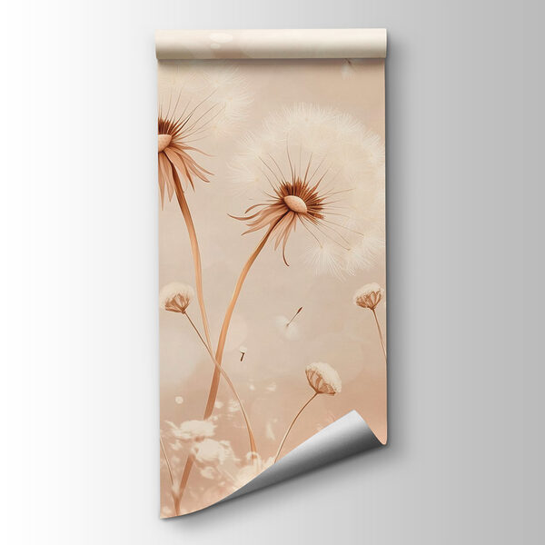 Dandelions dancing in the gentle breeze