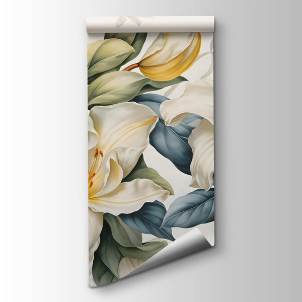 Delicate blooms amidst lush greenery Delicate blooms amidst lush greenery