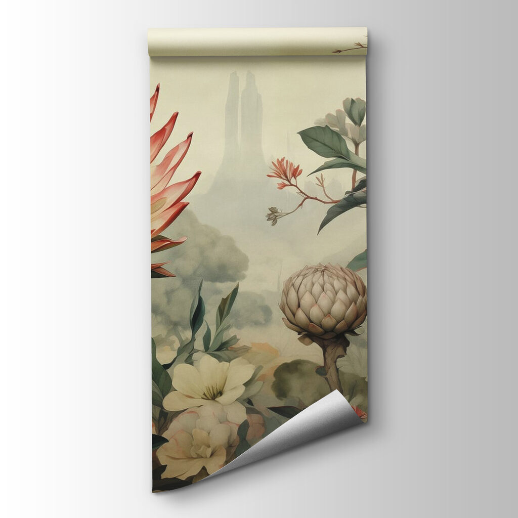 Painting of flowers and plants Painting of flowers and plants