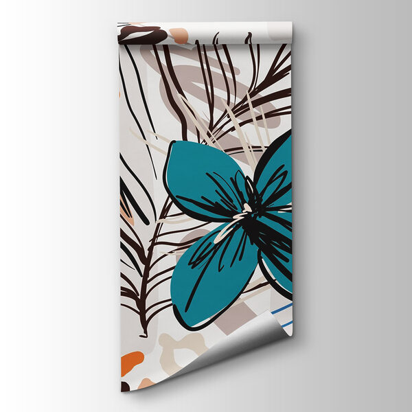 Colorful floral pattern with flowers