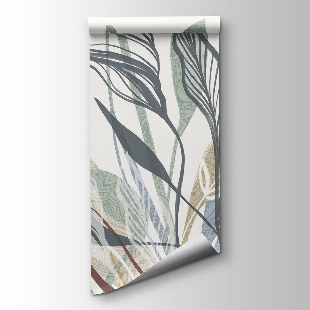 Elegant foliage with intricate patterns