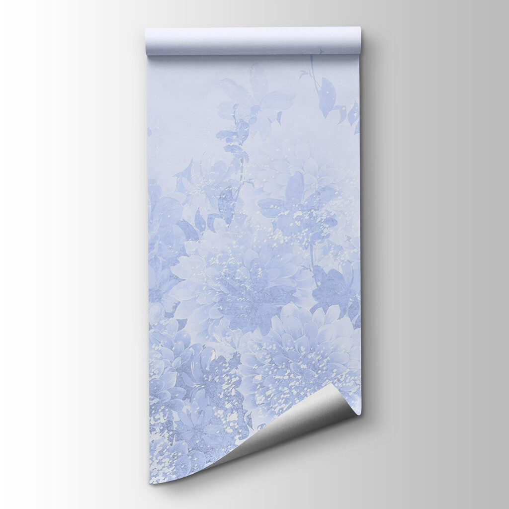 Soft floral elegance in pale hues