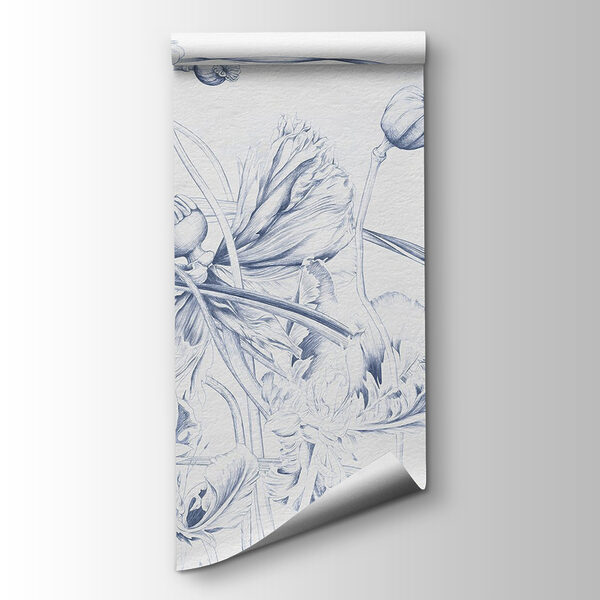 Drawing of flowers and leaves Drawing of flowers and leaves