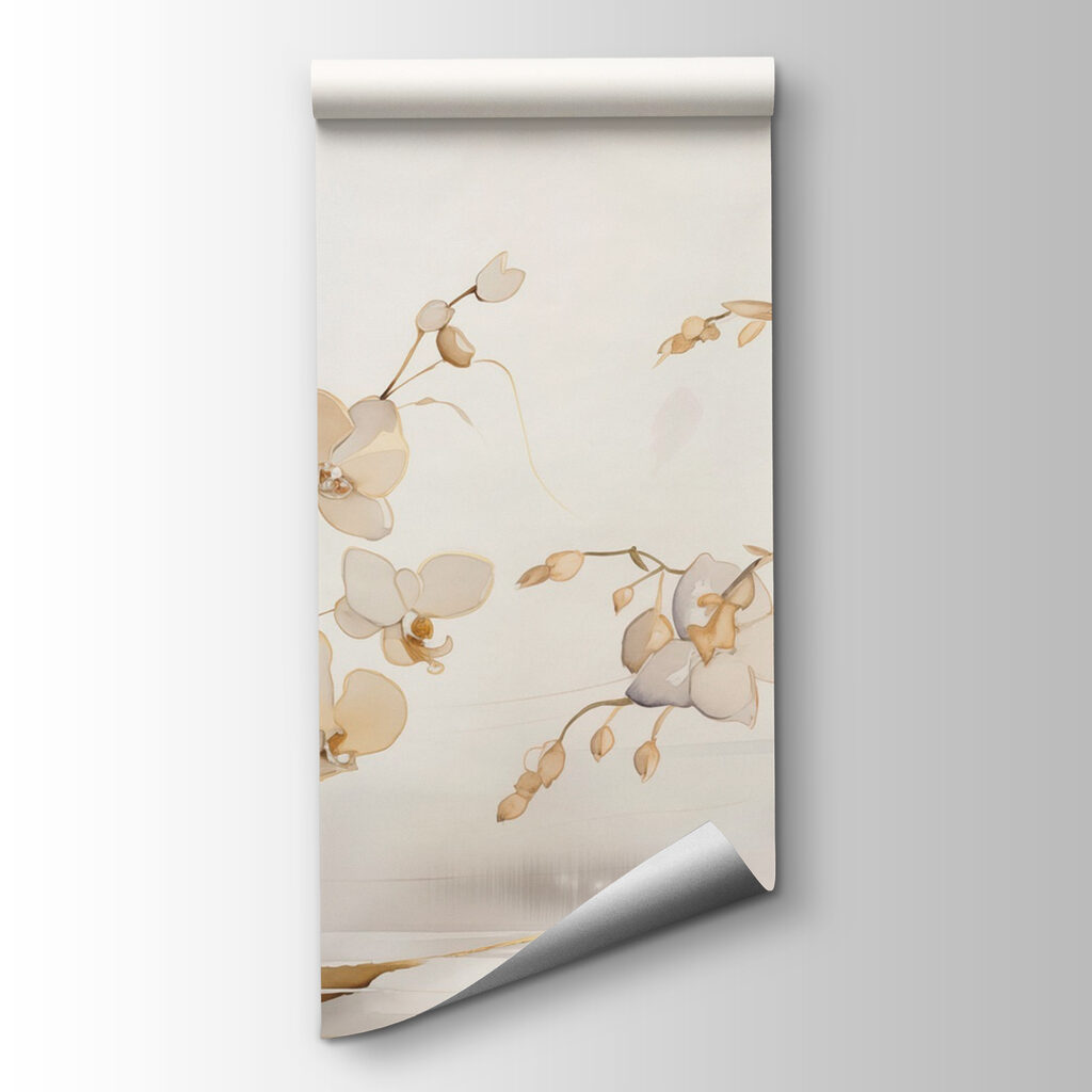 Painting of white flowers