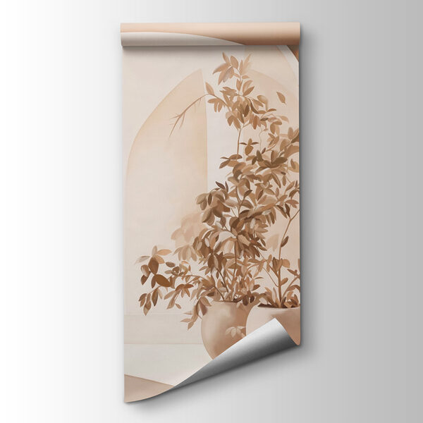 Group of potted plants in a room